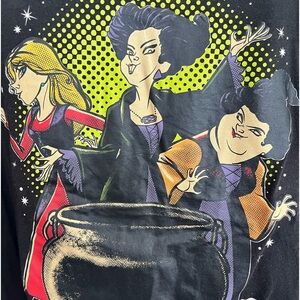 Halloween Disney Hocus Pocus T-shirt. Black with Graphics. Size XL